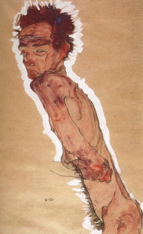 Egon Schiele Naked Self-portrait china oil painting image